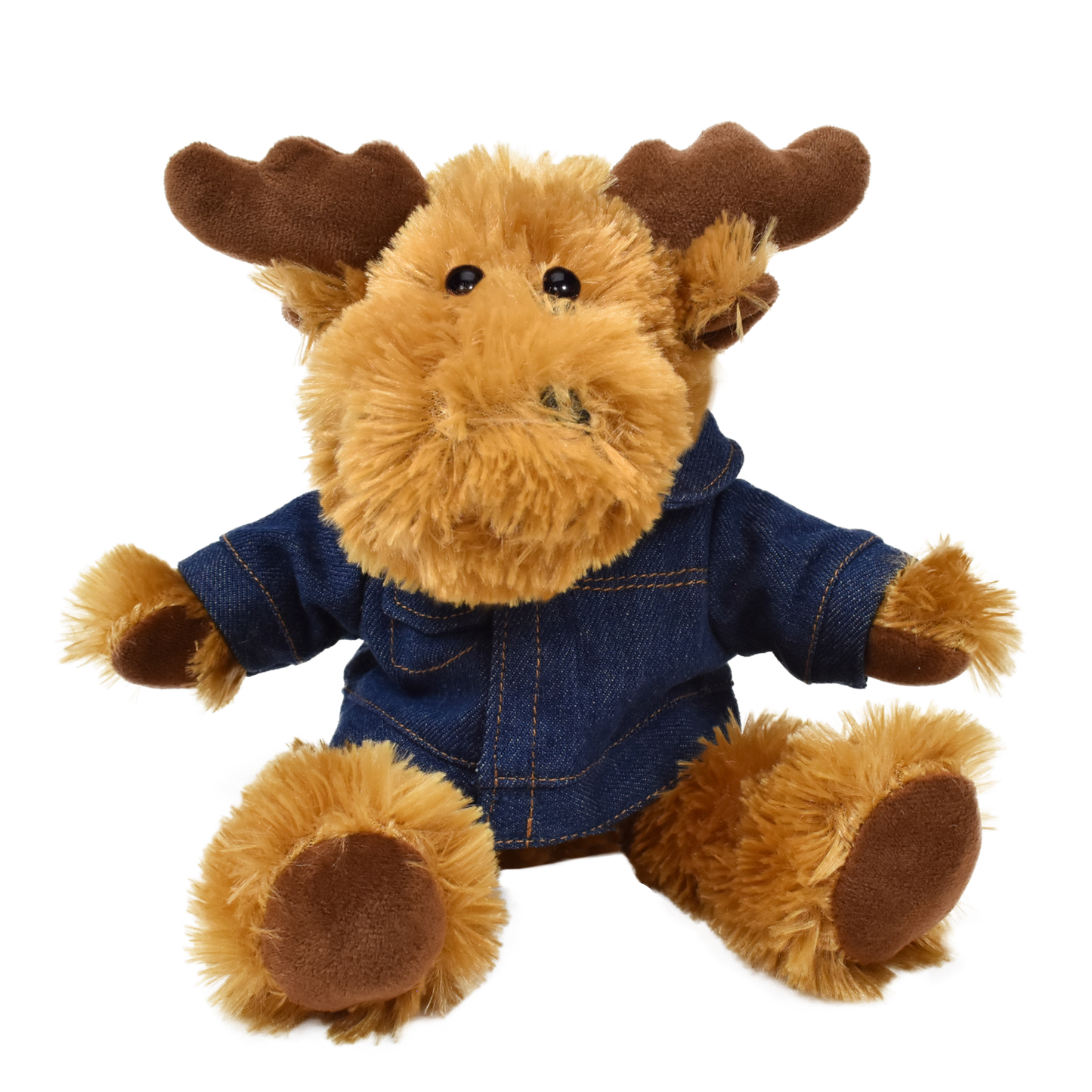 11" Morris Moose with Jean Jacket