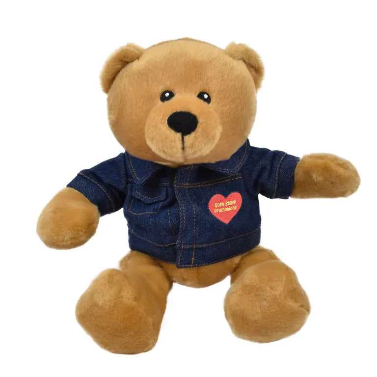 11" Sammy Bear with Jean Jacket