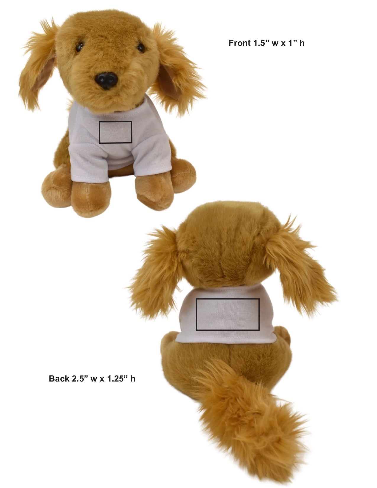 Marley 8" Golden Retriever with T-Shirt
