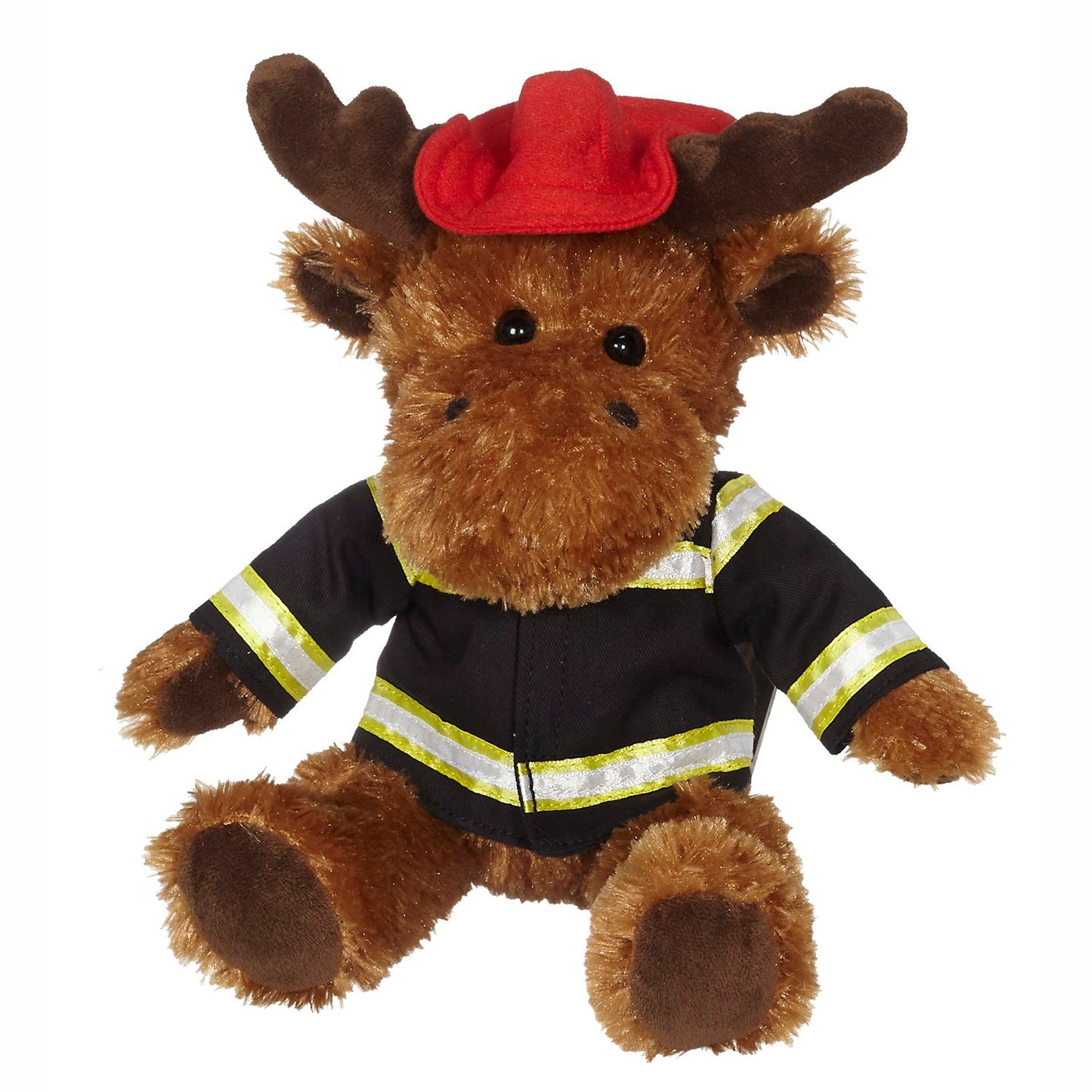 11" Morris Moose with Firefighter Outfit