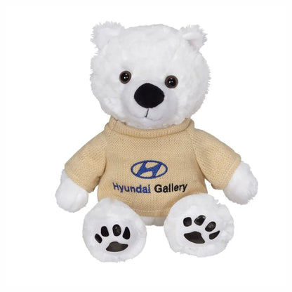 11" Justin Bear with Machine Knit Sweater