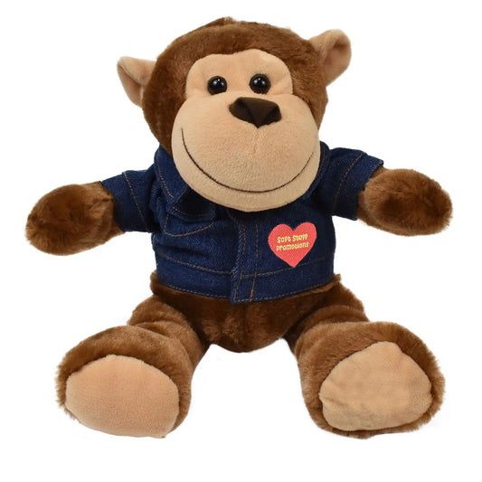 11" Milo Monkey with Jean Jacket