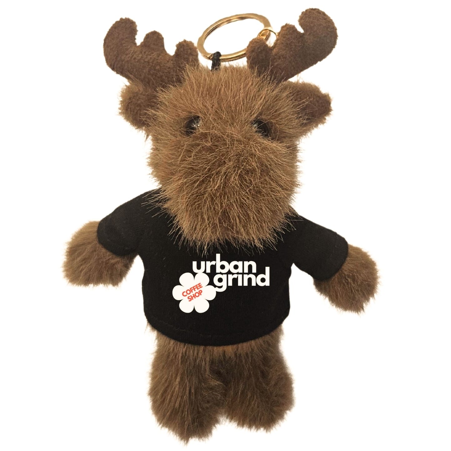 Hug Squad Bag Charm 5.5" Maple Moose
