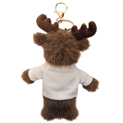 Hug Squad Bag Charm 5.5" Maple Moose