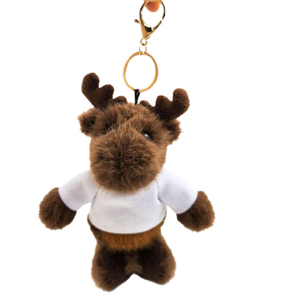 Hug Squad Bag Charm 5.5" Maple Moose