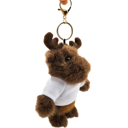 Hug Squad Bag Charm 5.5" Maple Moose
