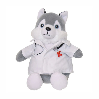 Harlow Husky with Doctor Coat (6" Mini Me Collection)