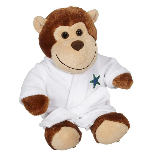 11" Milo Monkey with Spa Robe