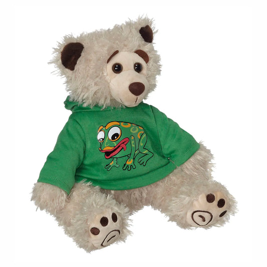 11” Mokey with Frog Design