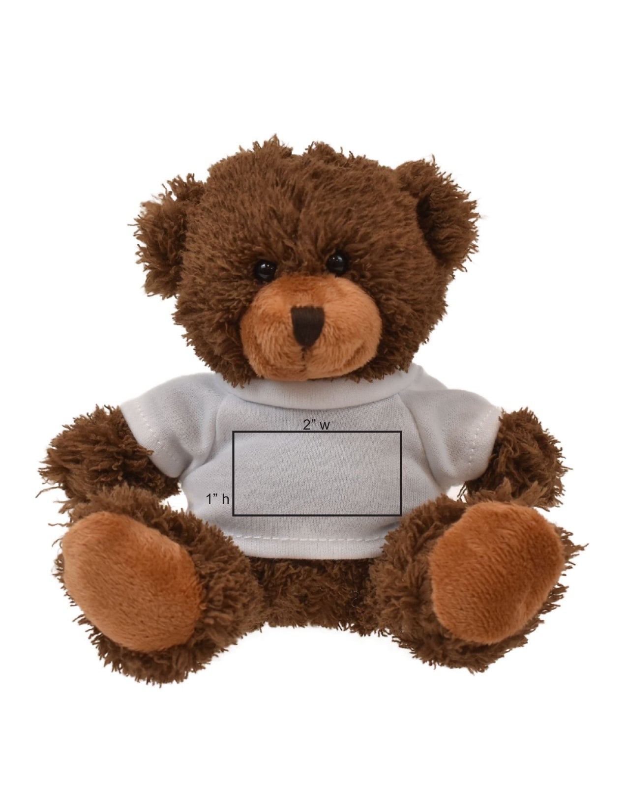 6" Frankie Bear - Brown