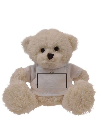 6" Peyton Bear - White