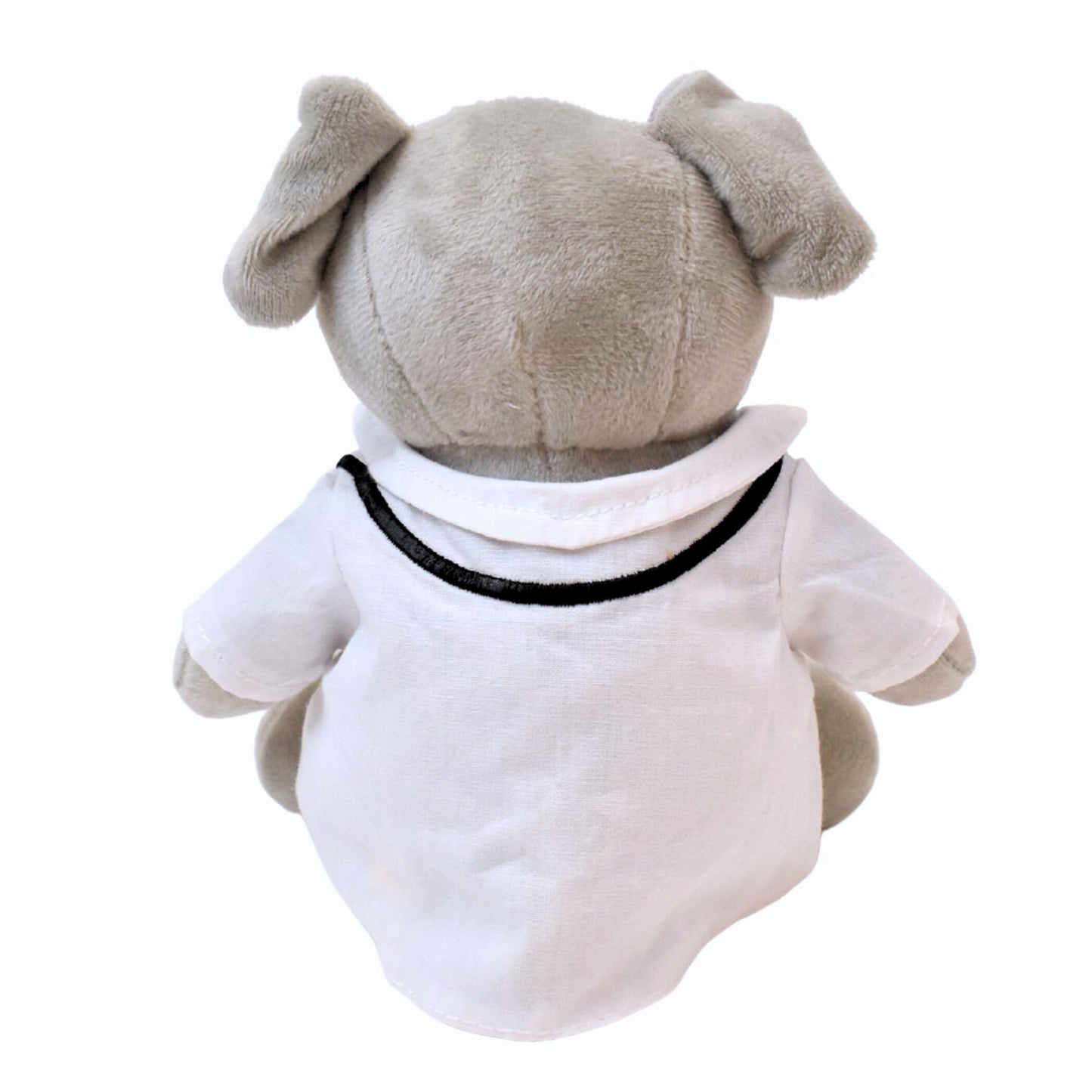 Brooklyn Bulldog (Gray) with Doctor Coat (6" Mini Me Collection)