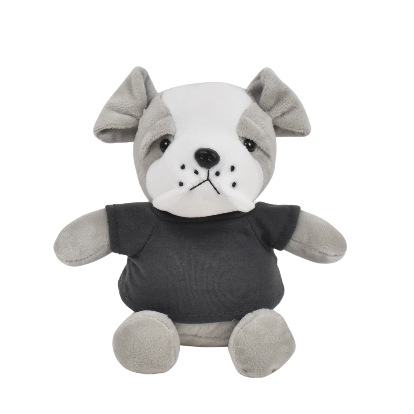 Bennet Bulldog (Gray) with T-Shirt (6" Mini Me Collection)