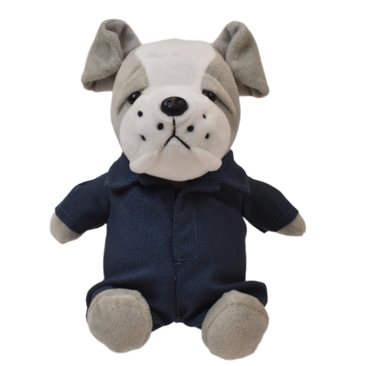 Bennet Dog (Gray) with Mechanic Outfit (6" Mini Me Collection)