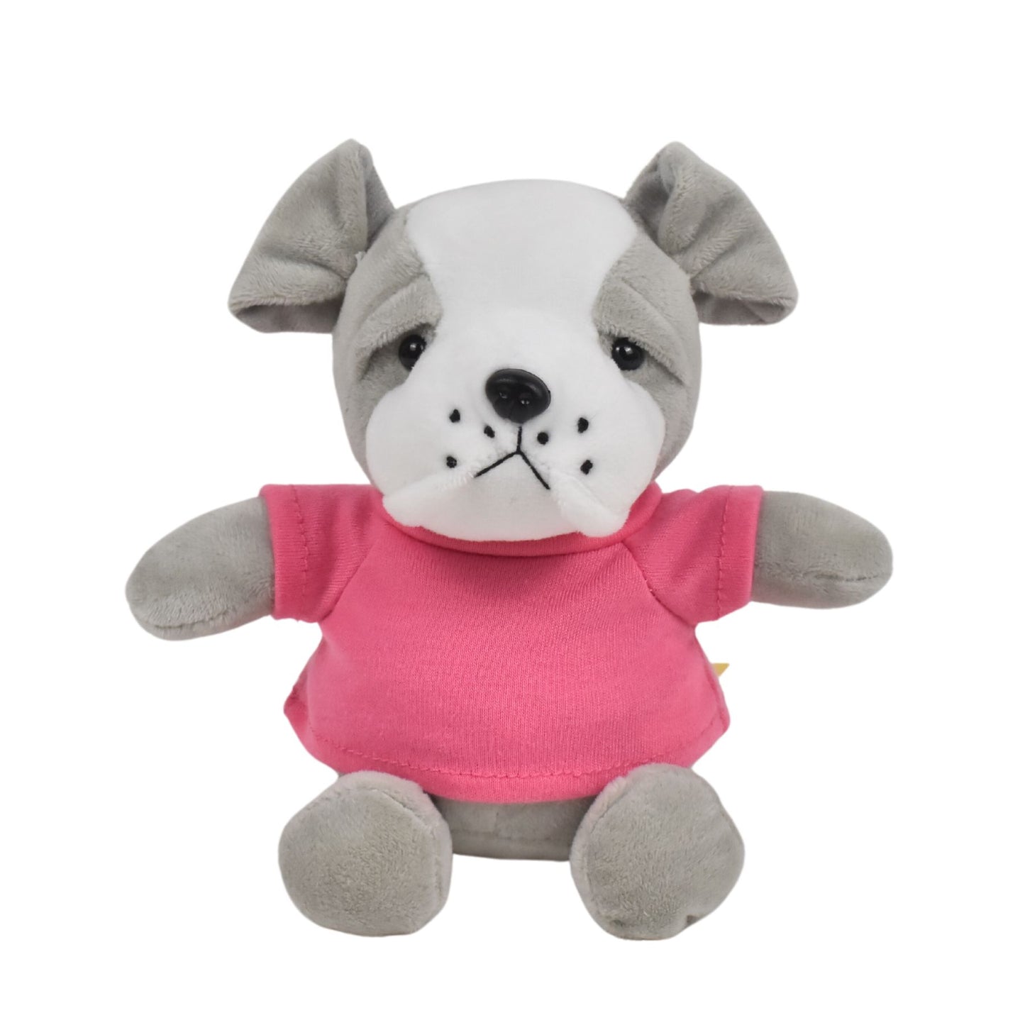 Bennet Bulldog (Gray) with T-Shirt (6" Mini Me Collection)
