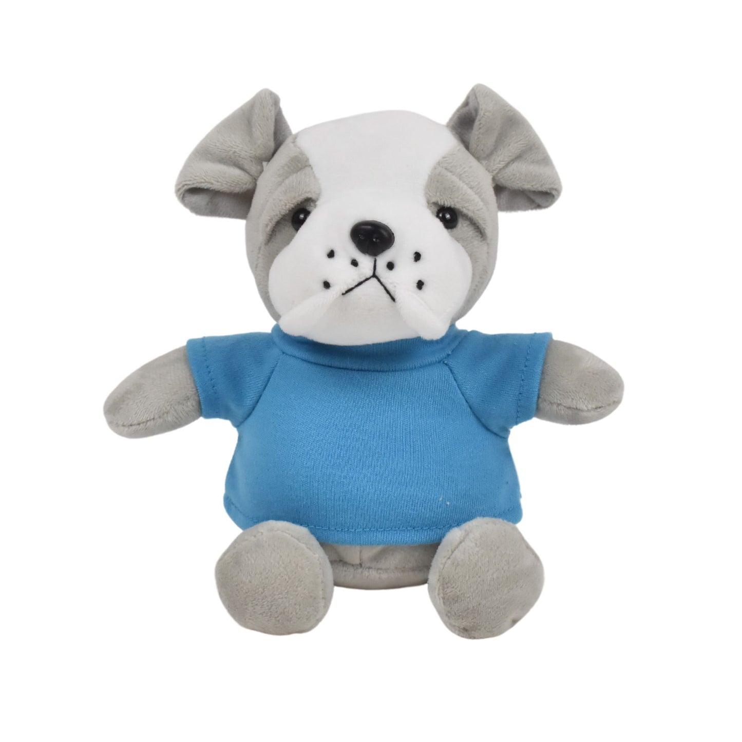 Bennet Bulldog (Gray) with T-Shirt (6" Mini Me Collection)