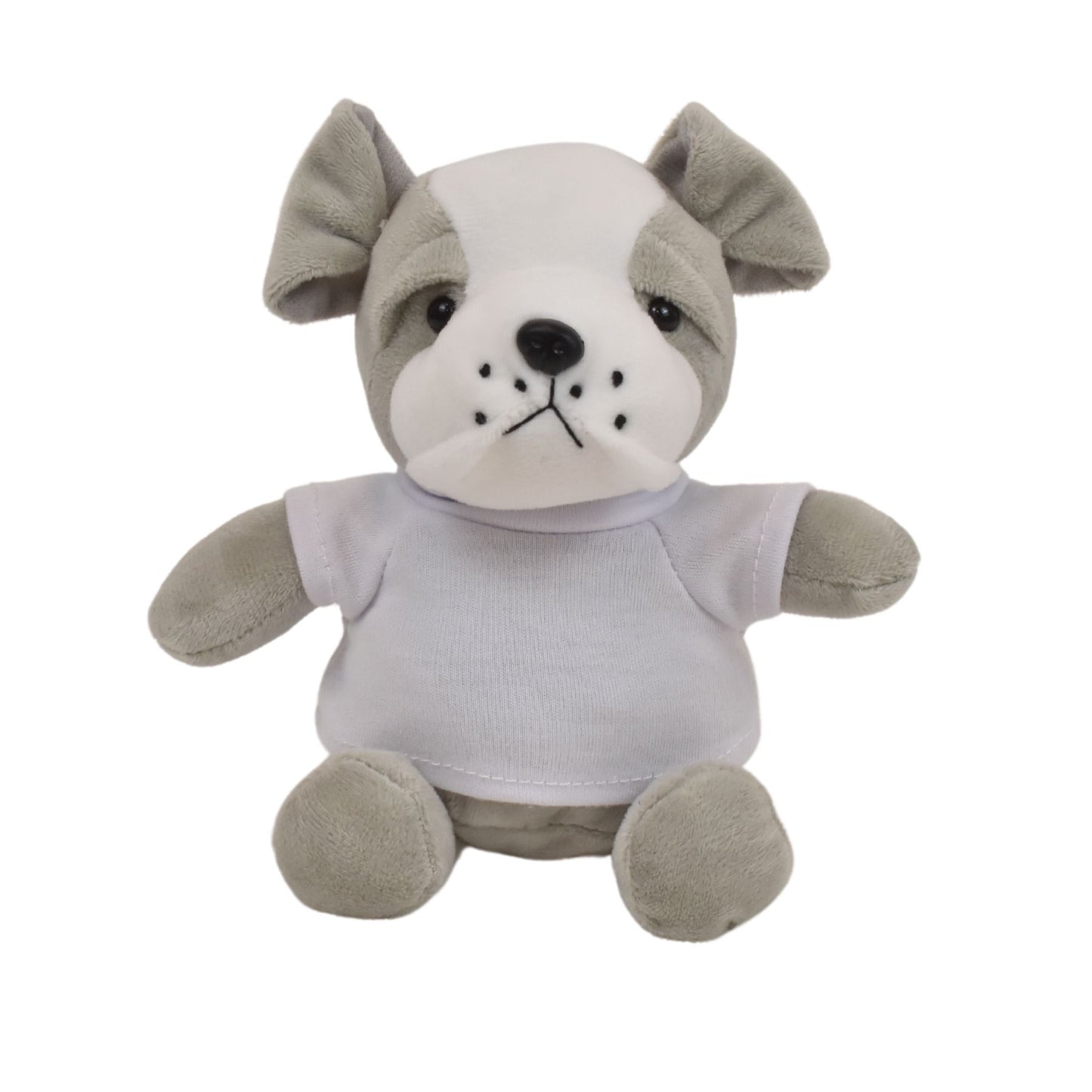 Bennet Bulldog (Gray) with T-Shirt (6" Mini Me Collection)