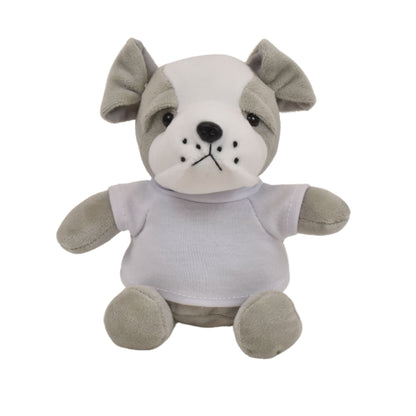 Bennet Bulldog (Gray) with T-Shirt (6" Mini Me Collection)