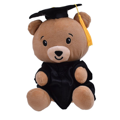 8" Inch Light Brown Grad Bear