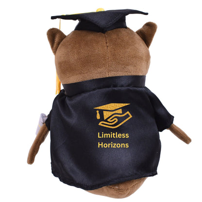8" Inch Grad Owl