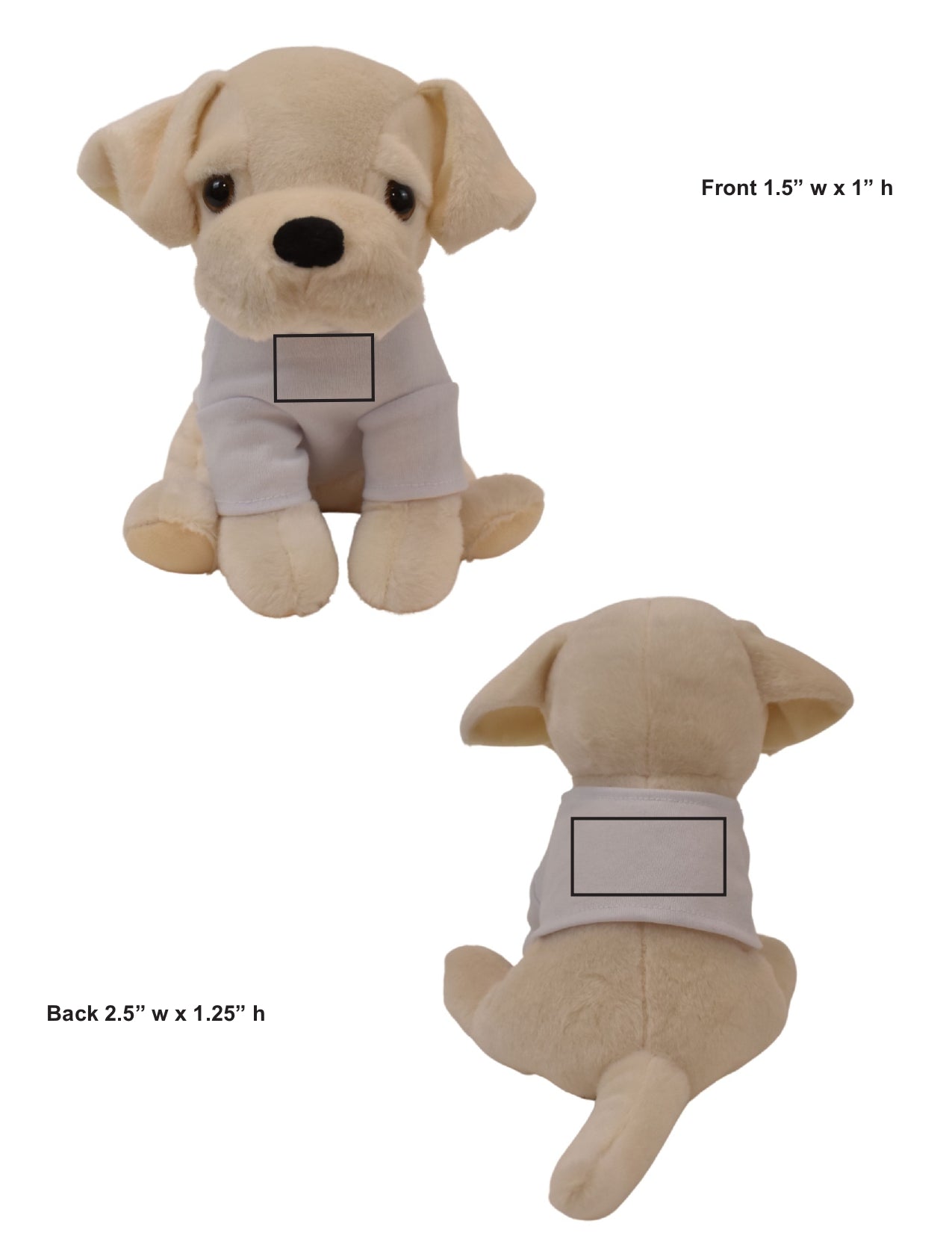 Scout 8" Golden Labrador with T-Shirt