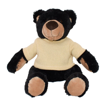 11" Rufus Bear with Machine Knit Sweater